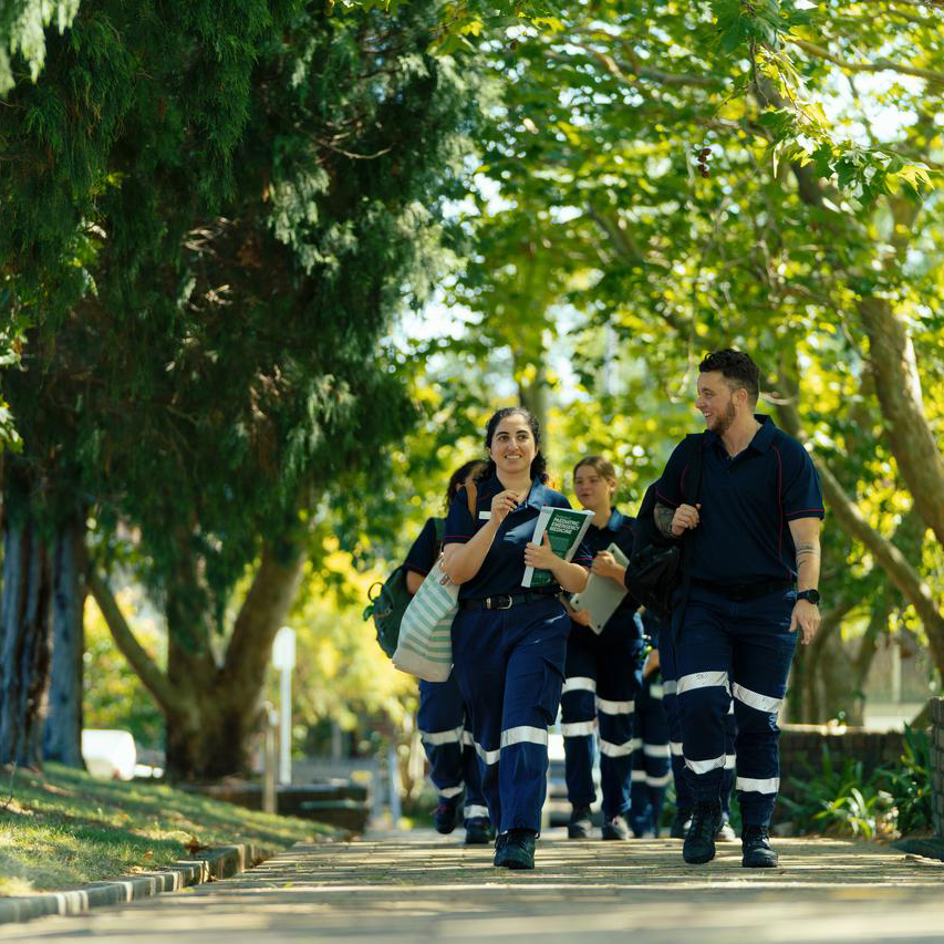 Rozelle campus, paramedicine students