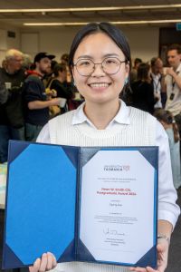 Jiaying Guo awarded Peter W. Smith CSL postgraduate prize for 2024