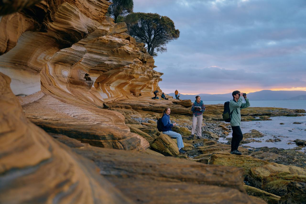 Field trip on Maria Island, East Coast, Tasmania