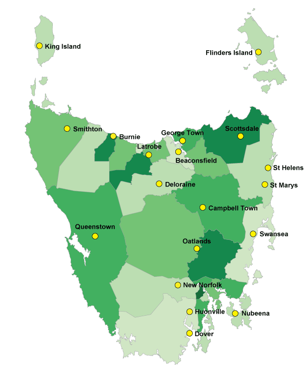 RHTS Locations 2018